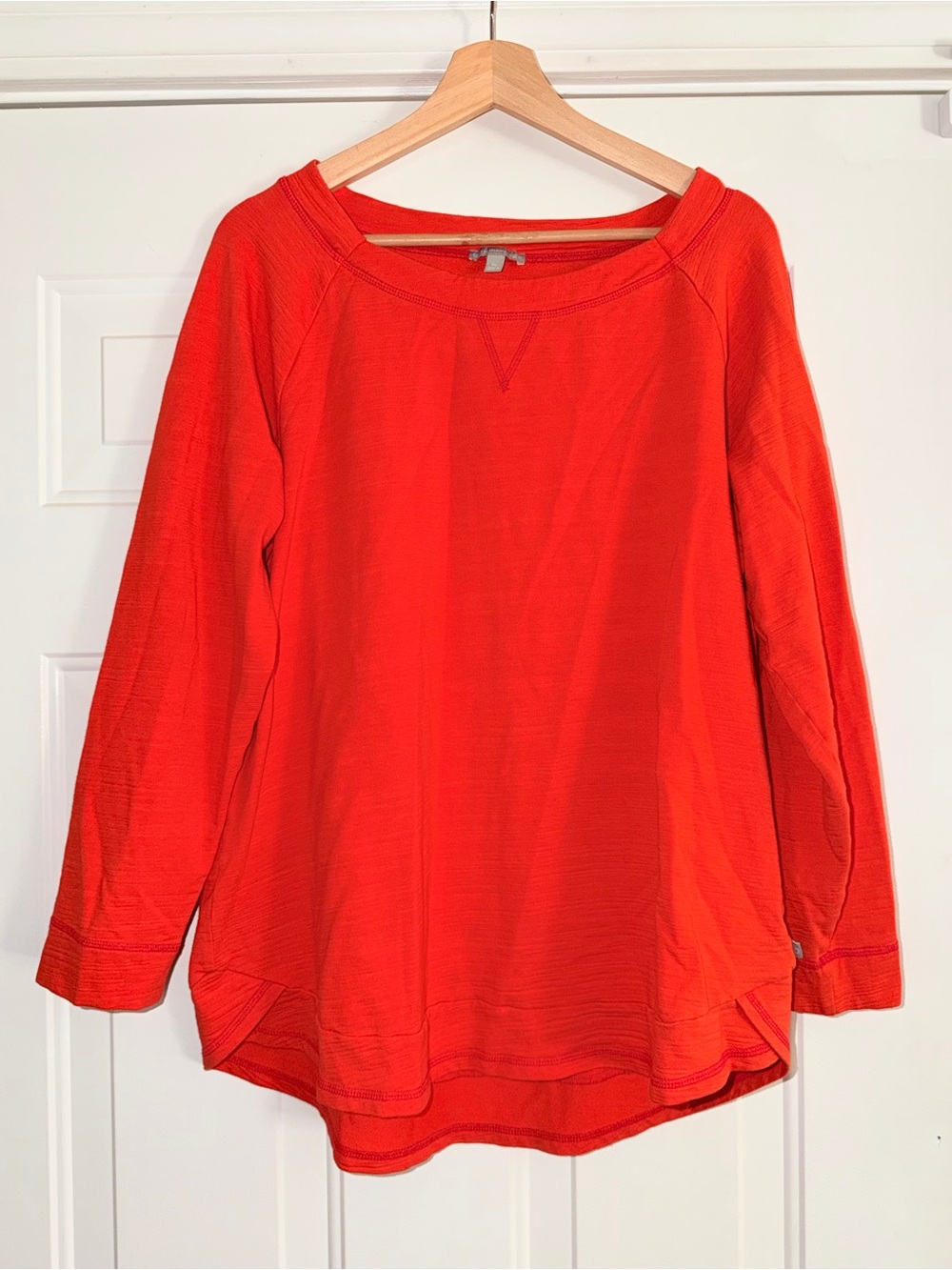 T by Talbots UPF 50 Orange Long Sleeve Tunic Top Size. Sz 1X
